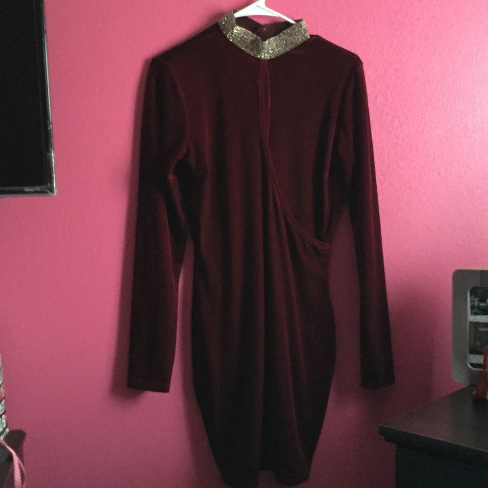 NEW Privy Burgundy/Wine Dress